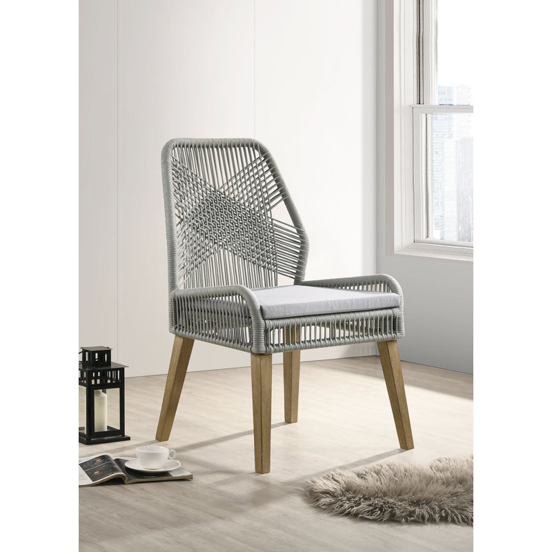 Ensemble de 2 chaises d'appoint Nakia, Gris