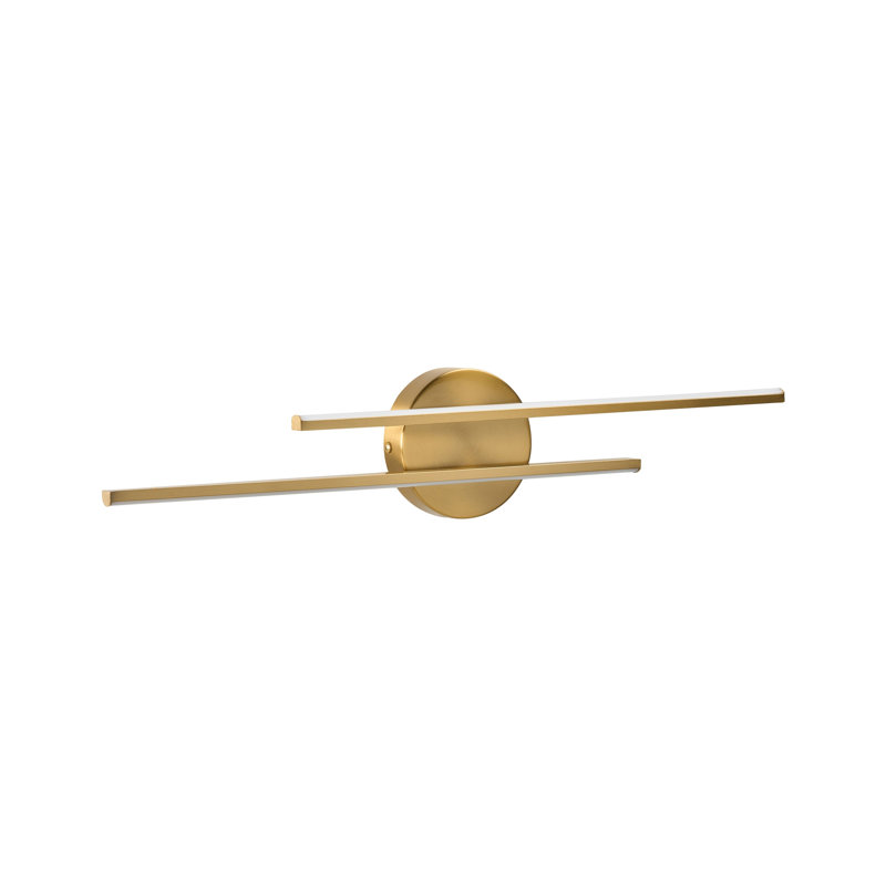 Hardwired LED Wall Mount Picture Light, Gold