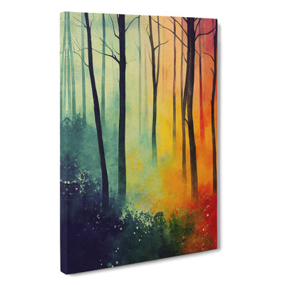 Vibrant Forest No.2 - Wall Art