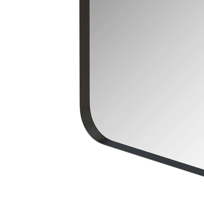 Wall Mirror 24X36 Inch Rectangular Mirror Metal Framed Mirror Vanity Mirror Dressing Mirror, For Bathroom, Living Room, Bedroom Wall Decor