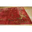 Tapis art déco chinois en laine noué à la main rouge / rouille antique des années 1920