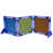 Bleu / Brun / Vert