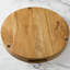 Plateau de service saisonnier en bois d'acacia gravé saisonnier