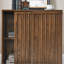 Buffet Mid-Century avec 2 portes coulissantes