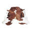 Tapis brun/blanc vache Dalewood