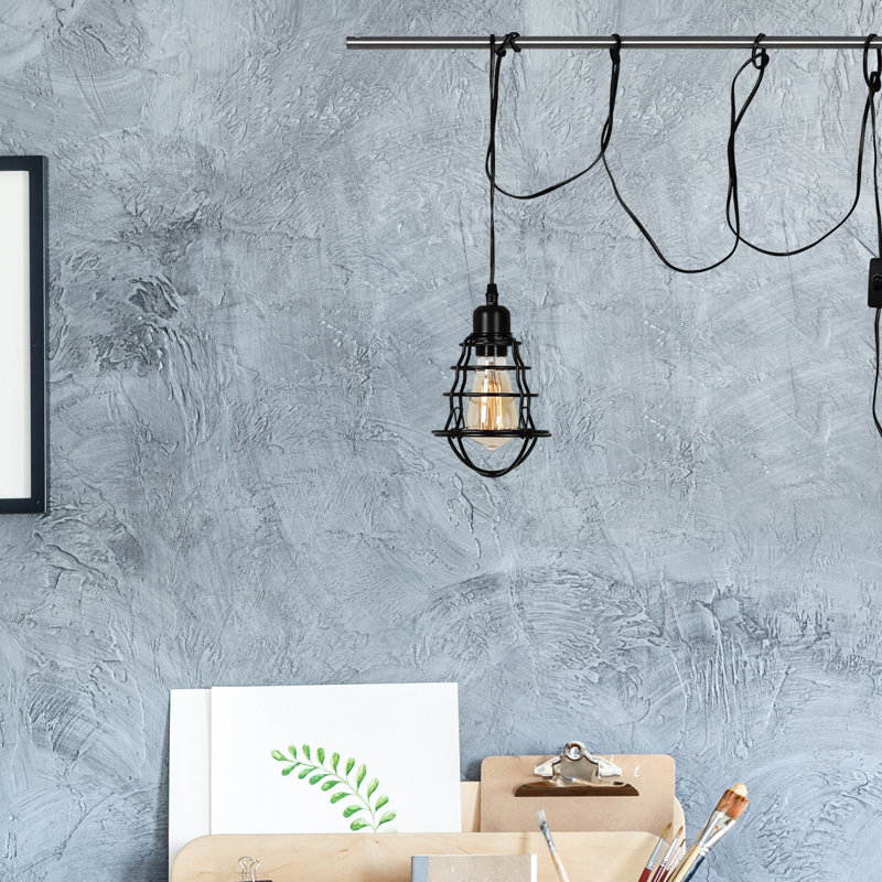Luminaire suspendu de style lanterne à 1 lumière Arunveer