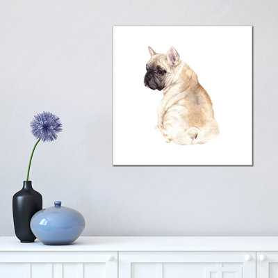 Frenchie 1 Piece Wrapped Canvas Wall Art
