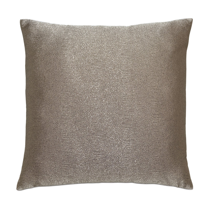 Housse et insert de coussin décoratif métallique Dunaway, Polyester