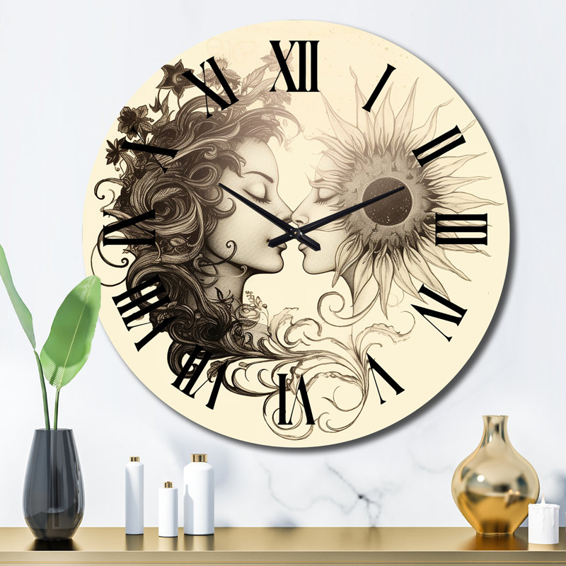 Metal Wall Clock, Large