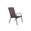 6 chaises de patio en tissu textilène respirant, structure en acier robuste pour l'extérieur, accoudoirs confortables et dossier haut, conception peu encombrante-920626480