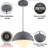 Kadasha 1 - Light Chrome Dome Pendant
