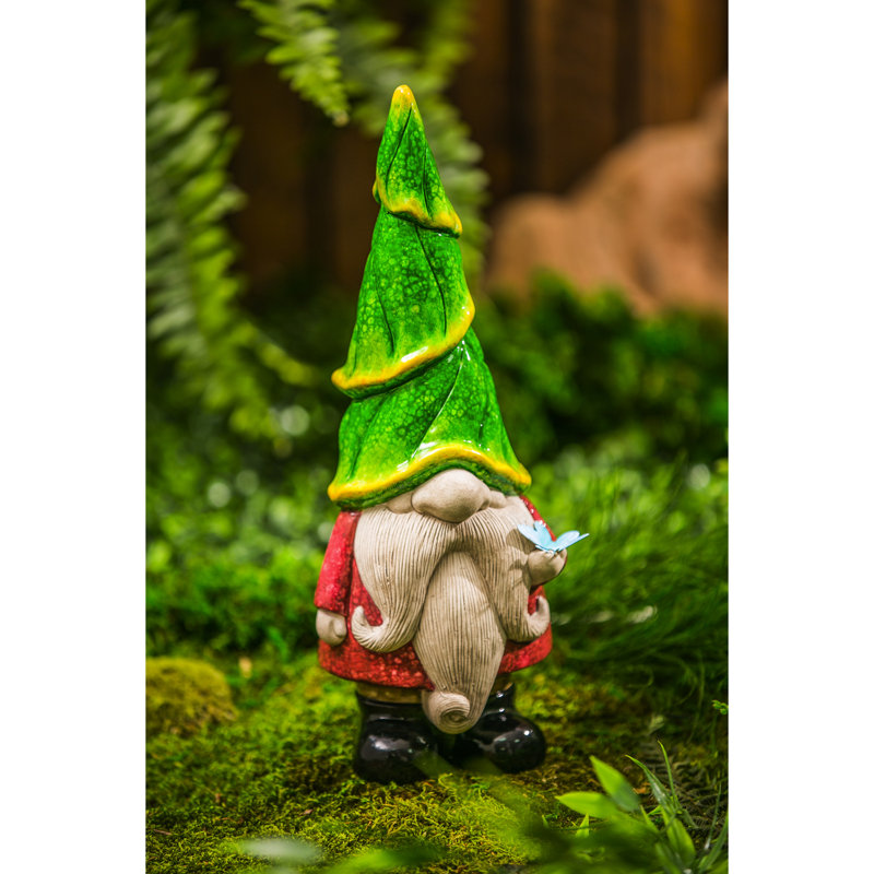 Statue de jardin gnome en céramique Nwaba
