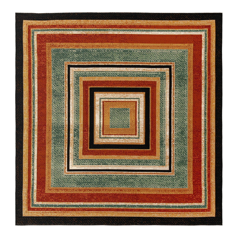 Drift Hower Indoor/Outdoor Area Rug, Square 7'10"