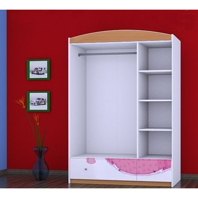 Remmington 3 Door Wardrobe, Brown