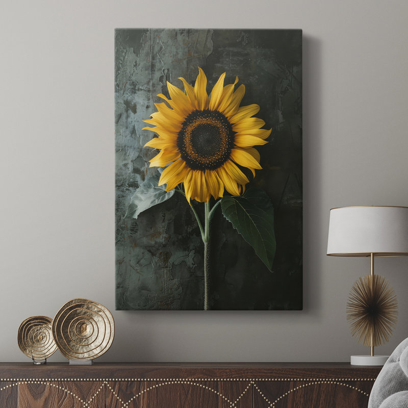 FLORAL Series D III - Gallery Cavas, H 18 po x l 12 po