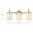 Honey Medium 3-Light Bath Vanity Fixture with Cased Opal Glass