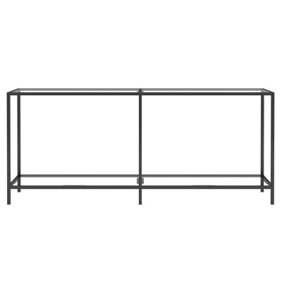 Hannmeike Glass Top Console Table