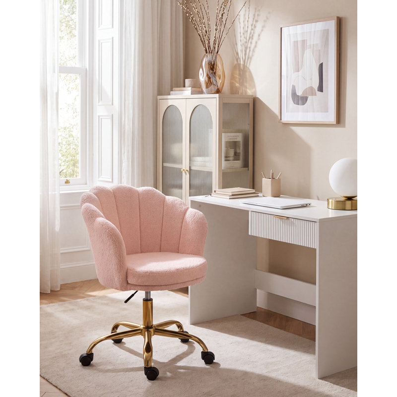 Beliani MONTICELLO Boucle Office Chair