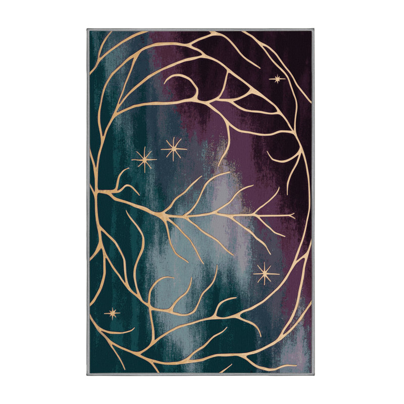 Hidden Bloom Rug, Rectangle 2' x 3'