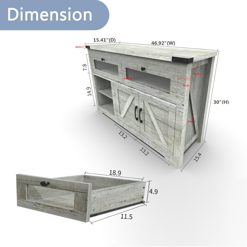 Commode 2 tiroirs Zubayr