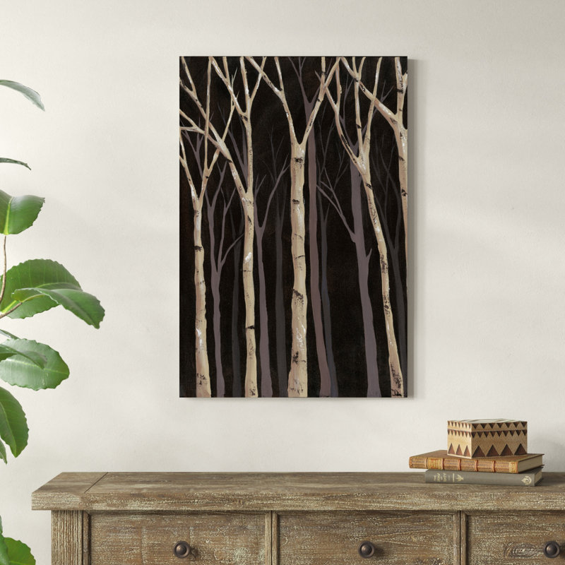 Midnight Birches I, H 36 po x l 24 po x P 1,25 po