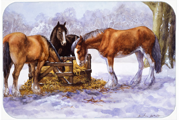 Planche à découper en verre à neige caroline de trésors