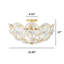 Plafonnier encastré floral 6 lumières 21,3 po 21,3 po
