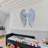 Pair Chamuel Angel Wings - Antique White
