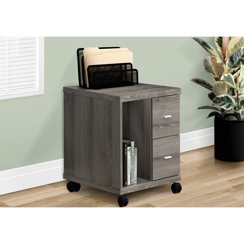 Commode à roulettes Taupe