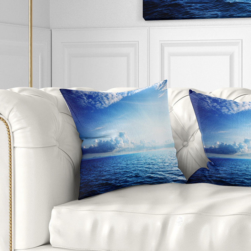 Coussin Seascape, 16 po x 1 po, Coussin décoratif