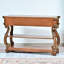 Console rustique sculptée