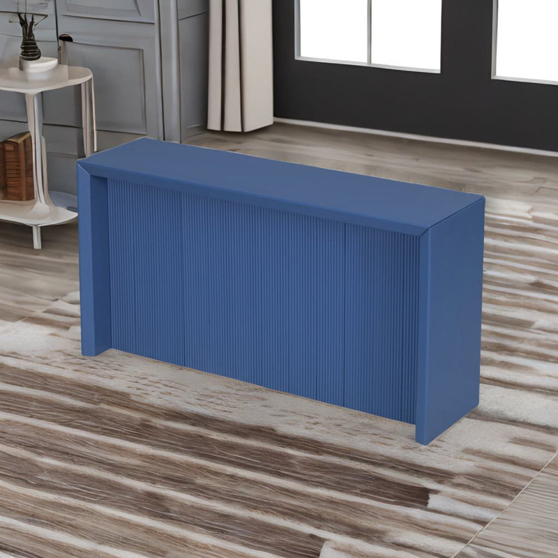 Simple Entryway Table, Blue