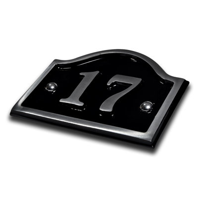 Jaclynn 11.5cm H Reflective Metal House Number
