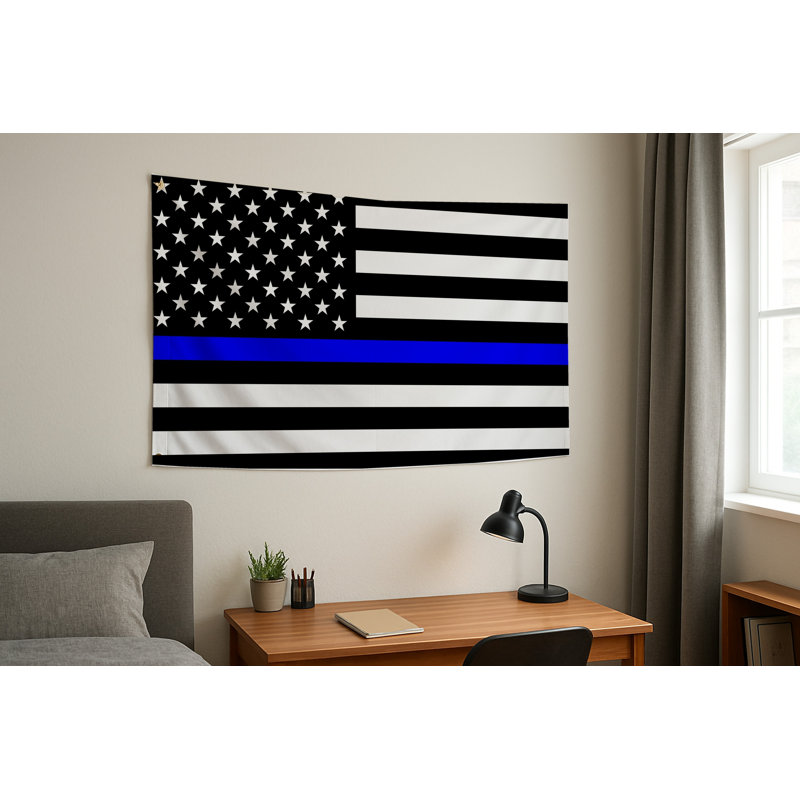 Thin Blue Line American Flag - Drapeau