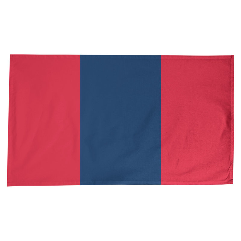 Nappe basket New Orleans, Rouge / bleu marine / rouge
