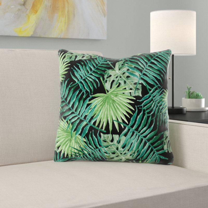 Coussin décoratif textile Moye, Microsuède, Intérieur