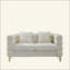 Canapé modulaire surdimensionné à 2 places, canapé modulaire à assise profonde en tissu Comfort