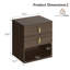 Table de chevet 19 tiroirs l 19,7 po (ensemble de 2)