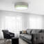 Avory Fabric Flush Mount-1038373596