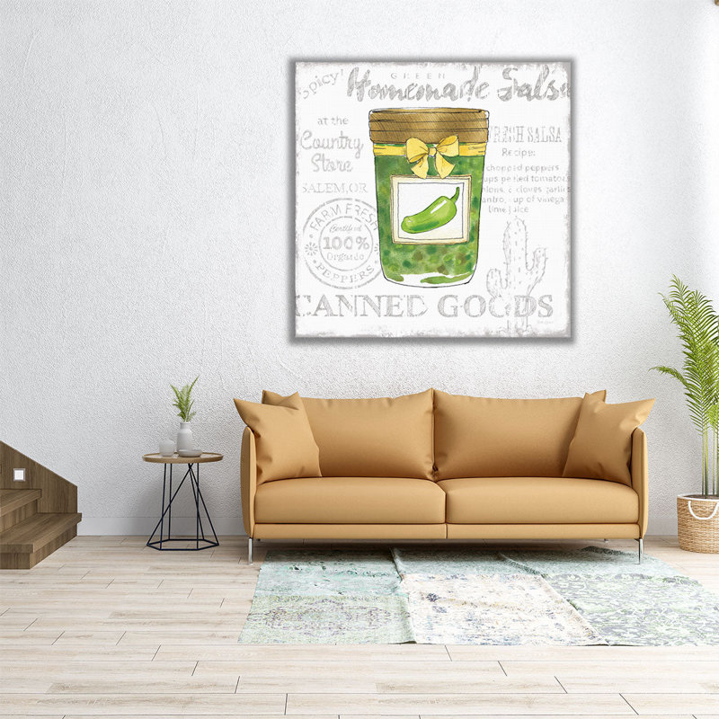 «Canning Kitchen III», reproduction d'art sur toile, H 30 po x l 30 po