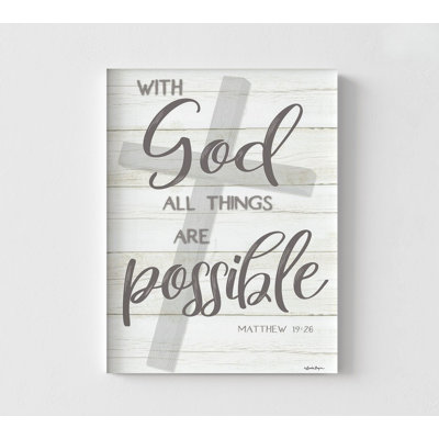«With God All Things Are possible», impression encadrée de Matthew 19:26, décor de bureau de pasteur positif, cadeau parfait pour pasteur, affiche
