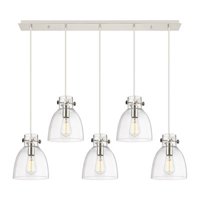 Luminaire suspendu grappe 5 lumières Amrith