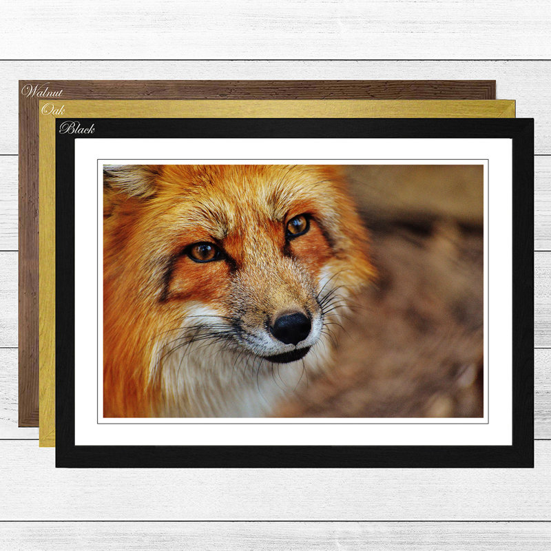 Single Picture Frame Print, Oak