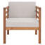 Chaise de patio avec coussins Kinnell-251617360