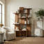 Kilimanjaro Solid Wood Geometric Bookcase