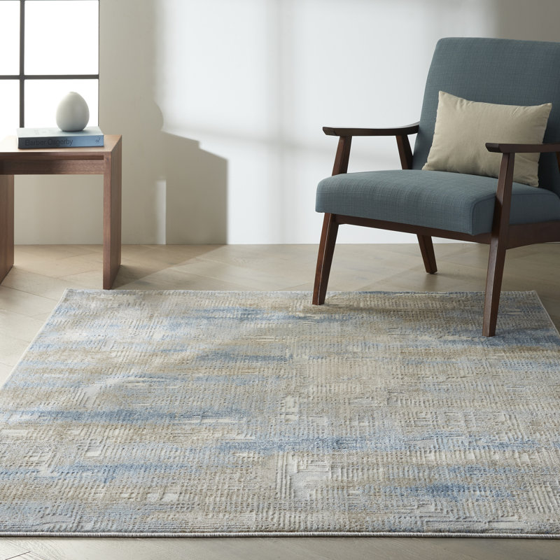 Rush Abstract Area Rug, Rectangle 122cm x 183cm