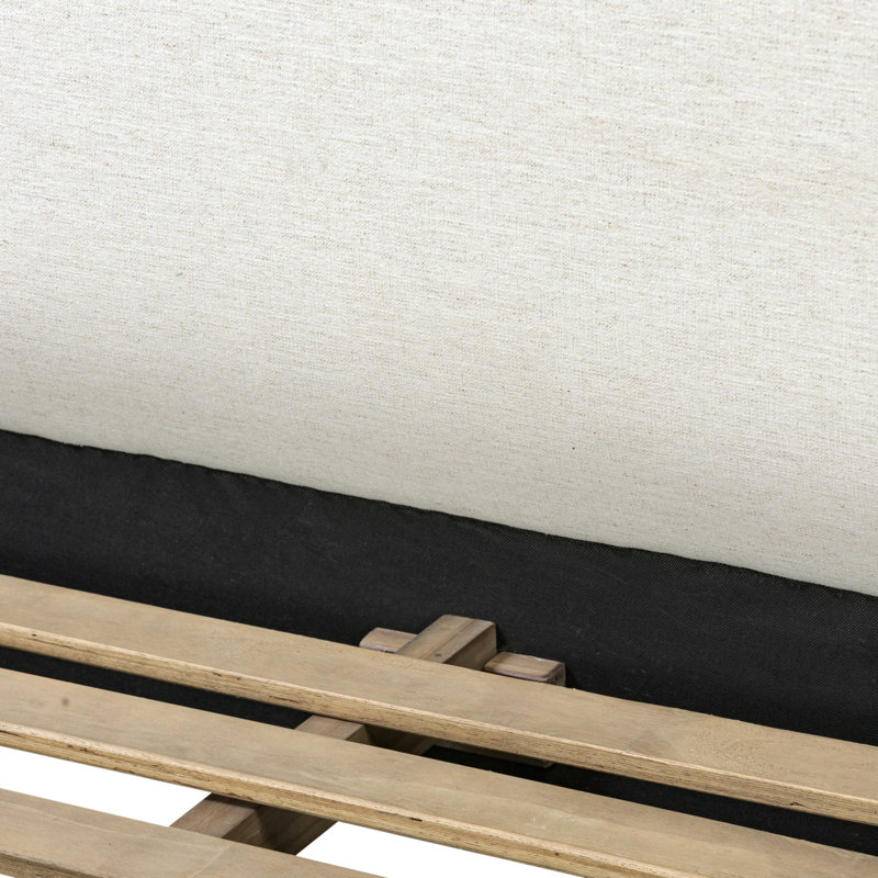 Savall Bed-Worn Oak-Queen, Queen
