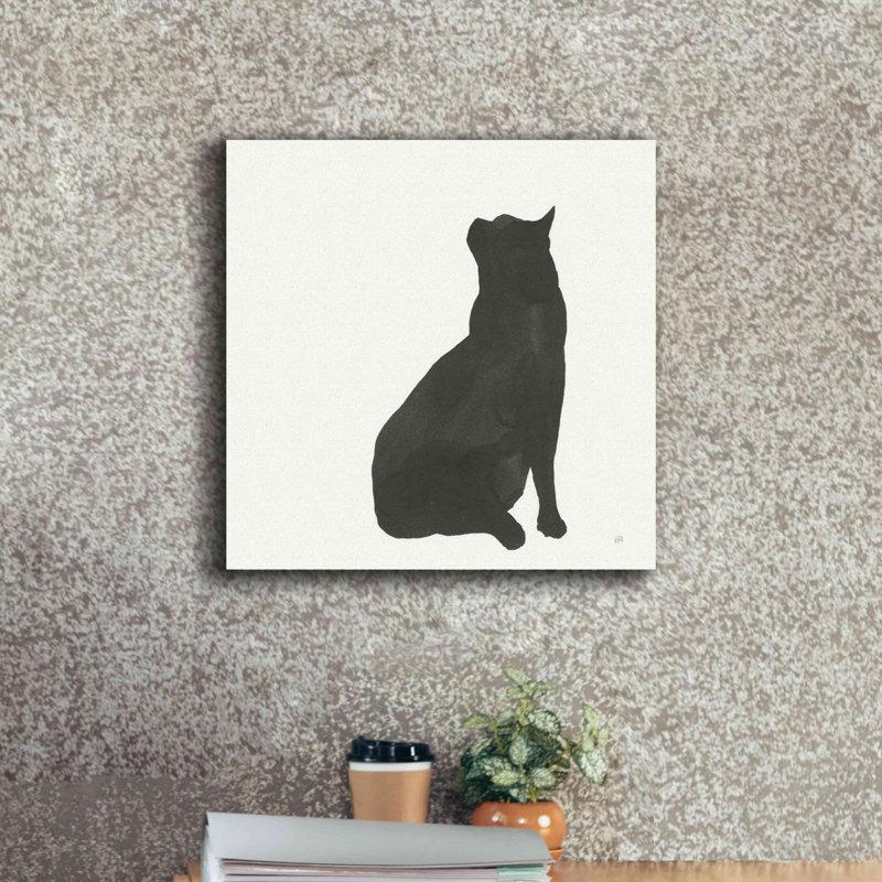 «Black Cat II» par Chris Paschke, H 18 po x l 18 po x P 0,75 po
