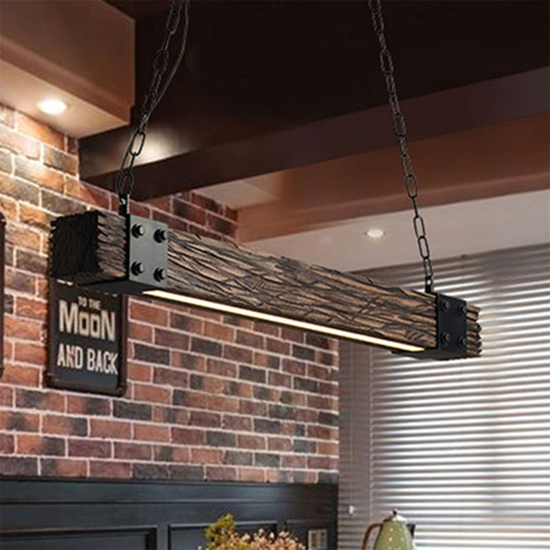 Luminaire suspendu linéaire à DEL 37,4 po