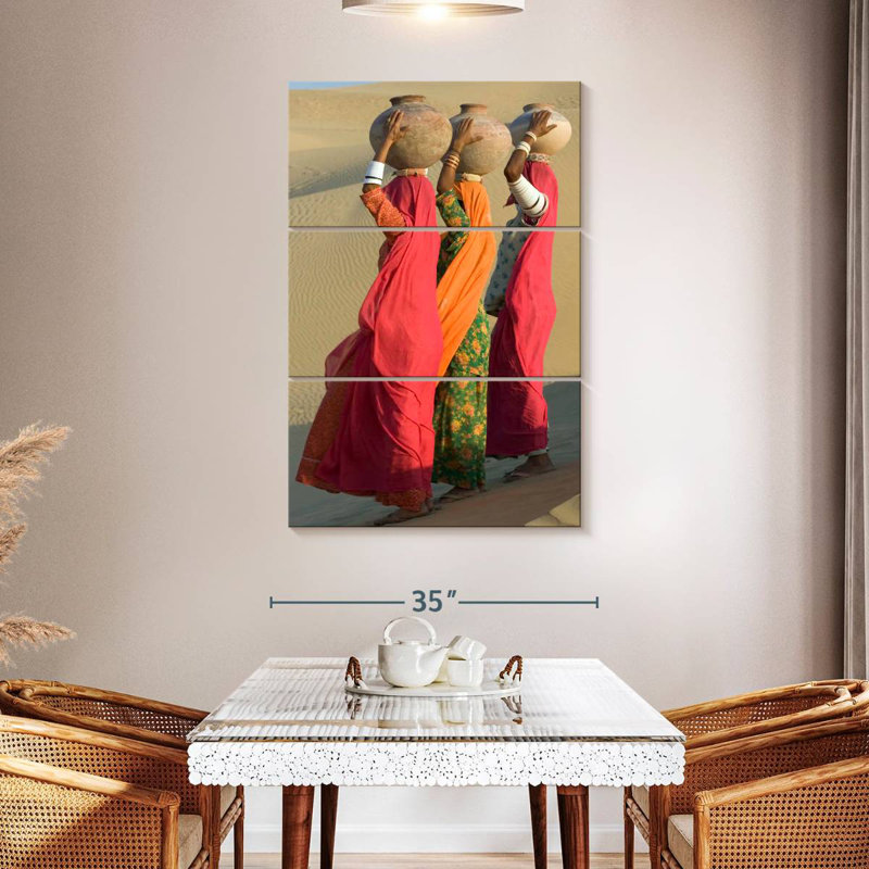 Leisha Desert Water Women, 50" H x 32" W